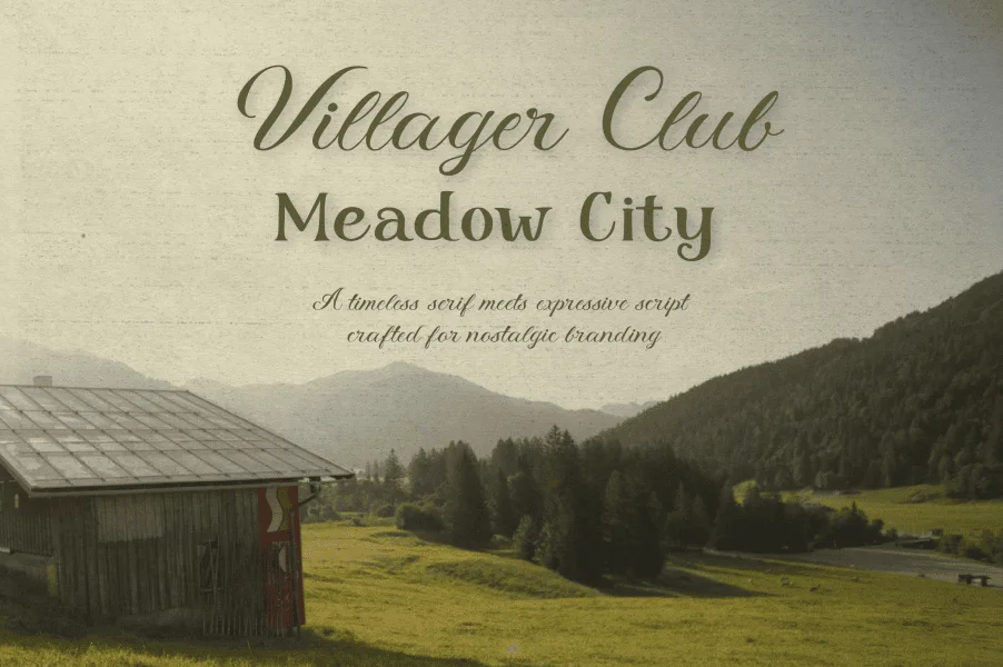 Meadow Demo Font preview 12
