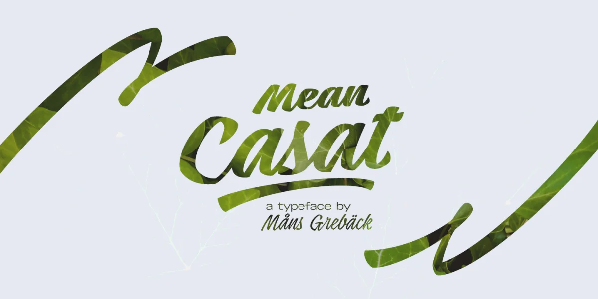 Mean Casat PERSONAL USE Font Family preview 4