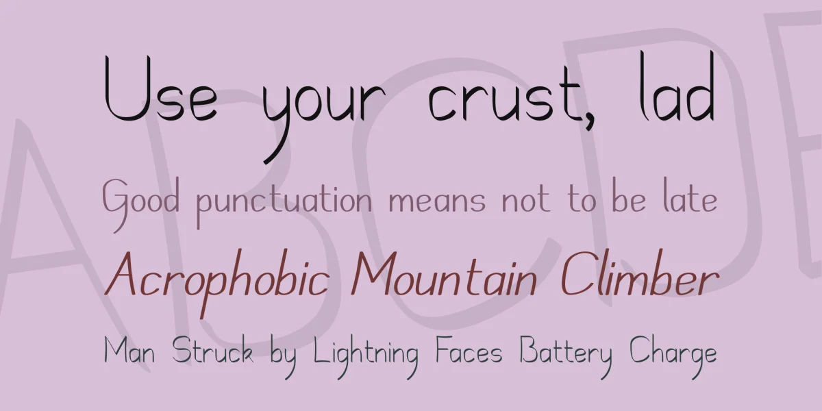 Mechanihan Font Family preview 2