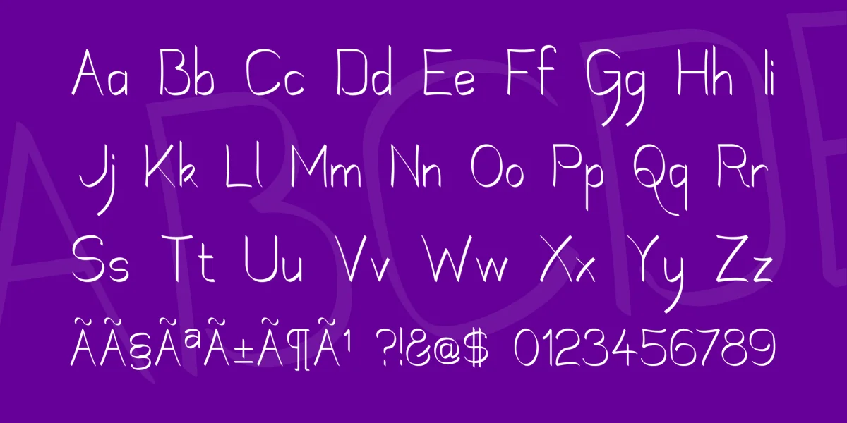 Mechanihan Font Family preview 4