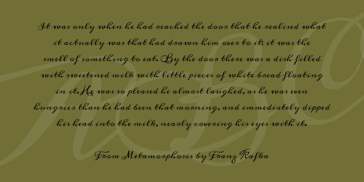 Meddon Font preview 3