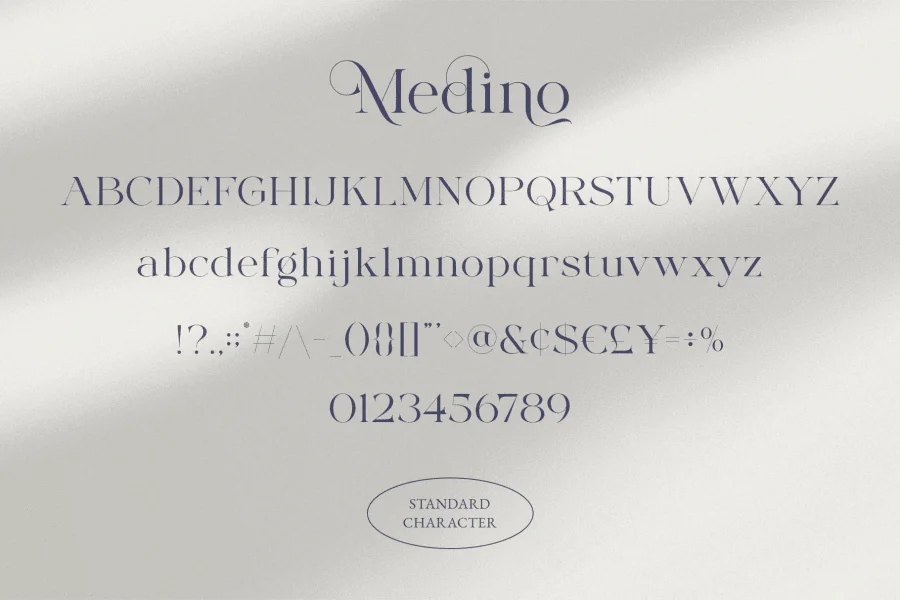Medino Font preview 8