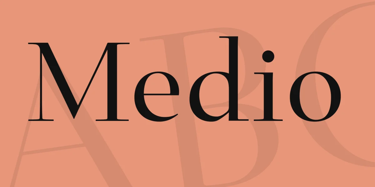 Medio Font
