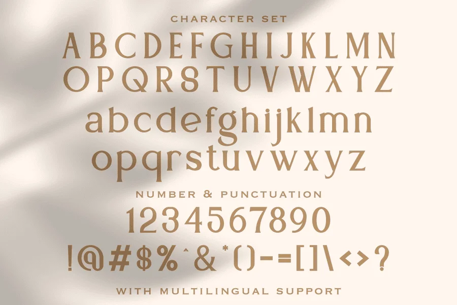 MEDIQA Font preview 8