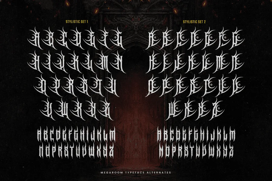 Megaroom Font preview 15