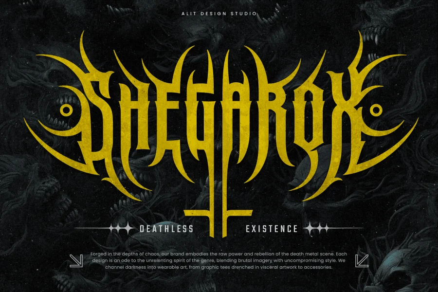 Megaroom Font preview 3