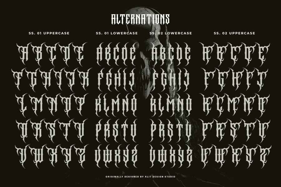 Megasord Font preview 8