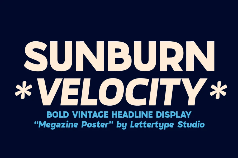 Megazine Poster Font preview 10