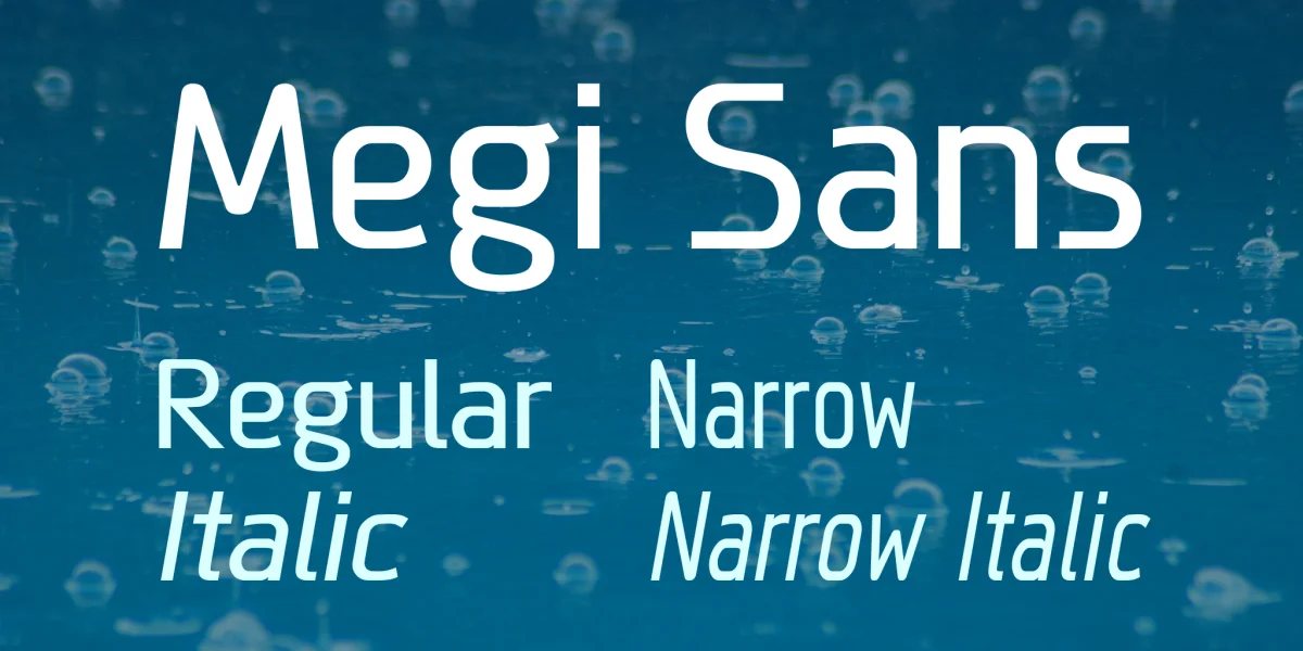 Megi Sans Font Family preview 5