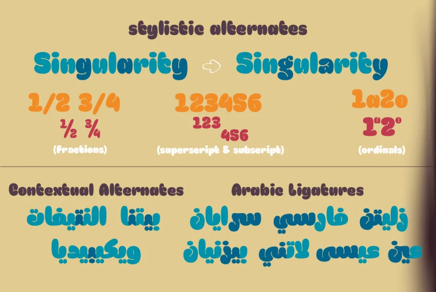 Meila Arabic DEMO Font Family preview 5