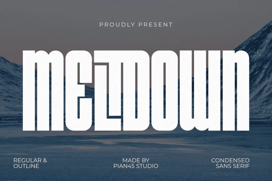 Meltdown Font