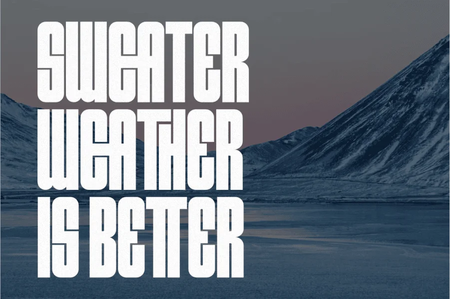 Meltdown Font preview 3
