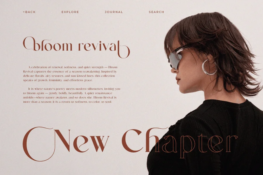 Mending Font preview 3