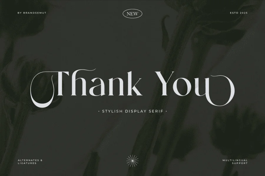 Mending Font preview 5