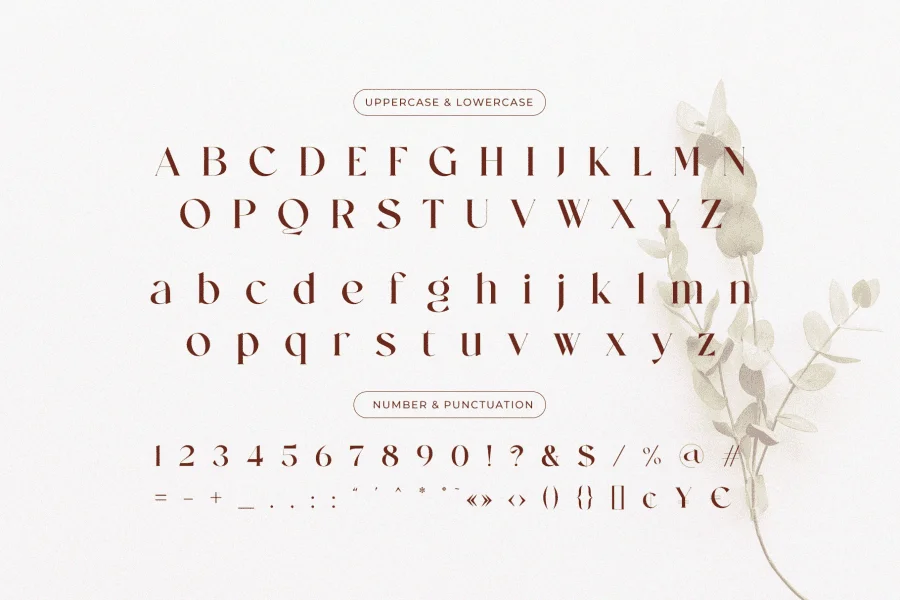 Mending Font preview 9