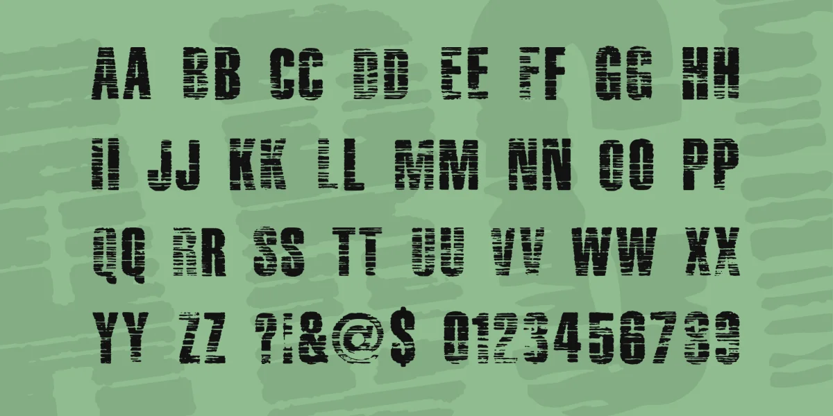 Mentha Rapture Font preview 3