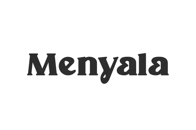 Menyala Font preview 2
