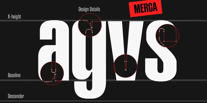 Merca Font preview 3