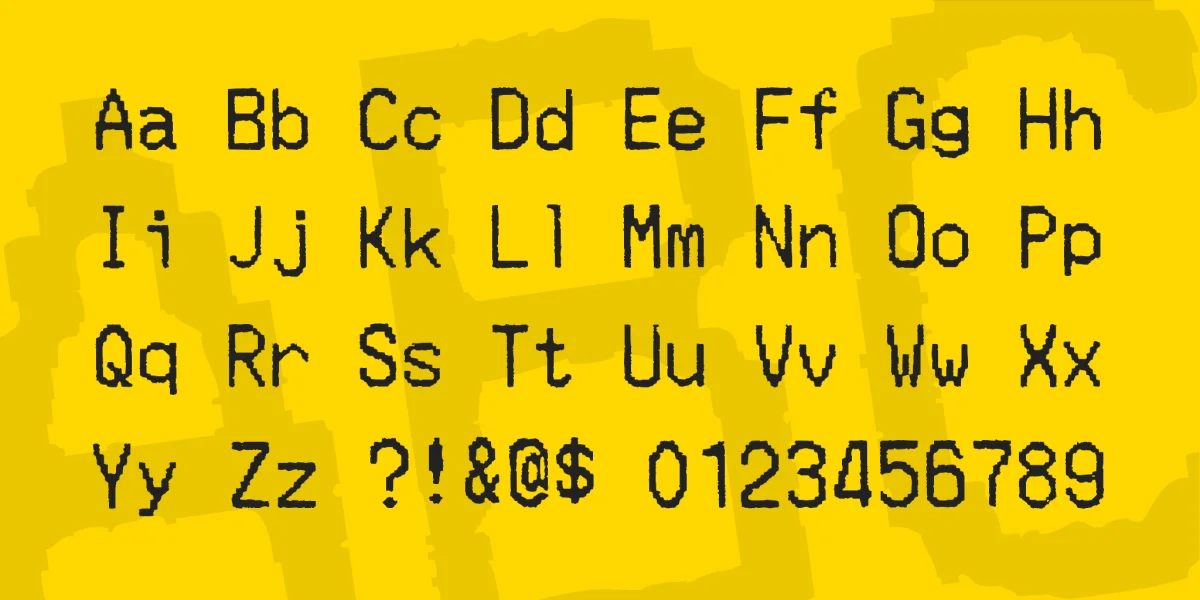 Merchant Copy Font Family preview 4