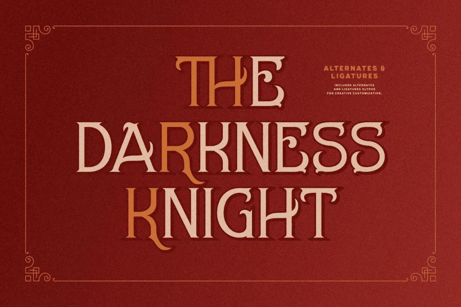 Merisk Font preview 4