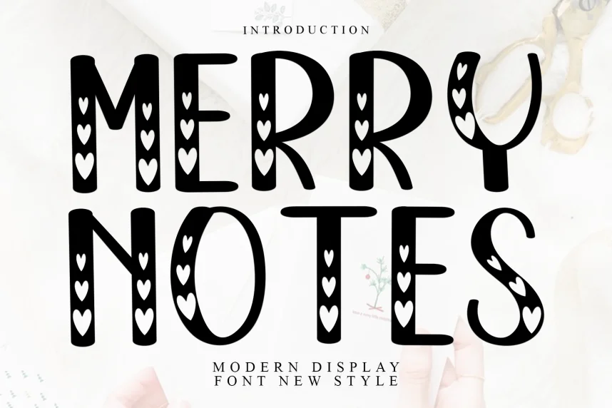 Merry Notes – Playful And Unique Font