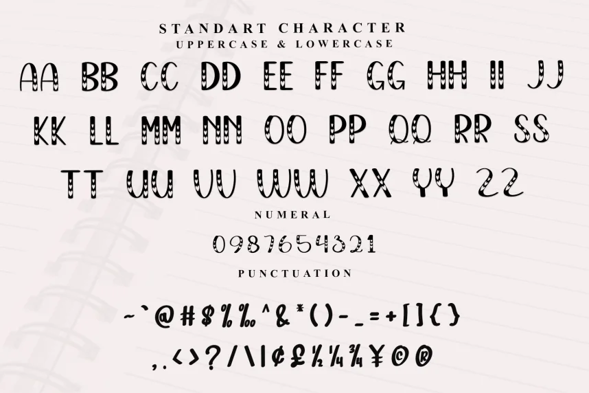 Merry Notes – Playful And Unique Font preview 6