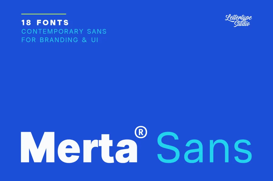 Merta Sans Demo Font Family