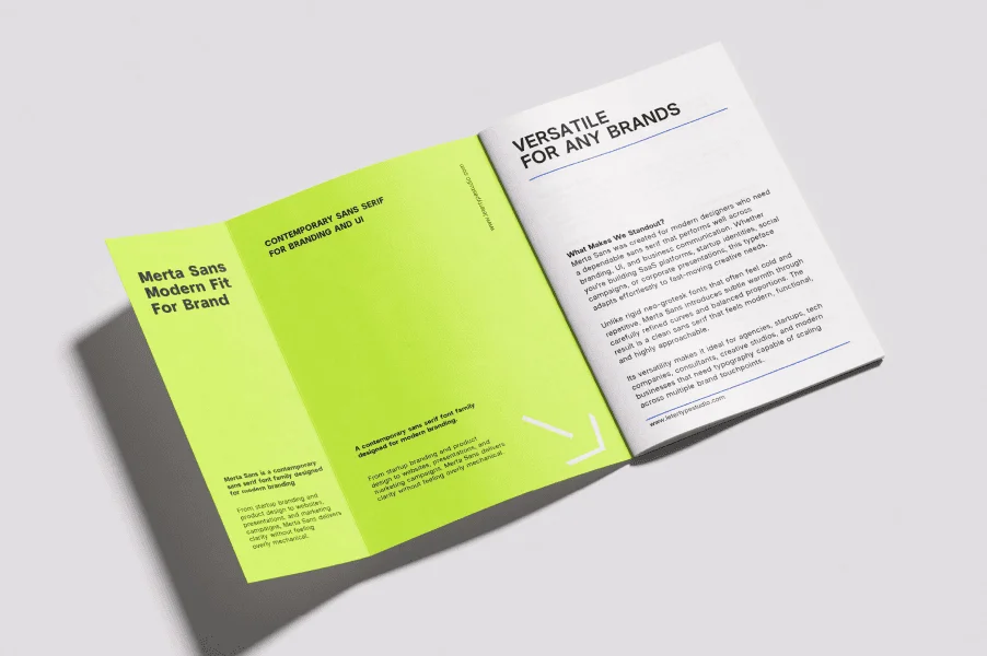 Merta Sans Demo Font Family preview 9