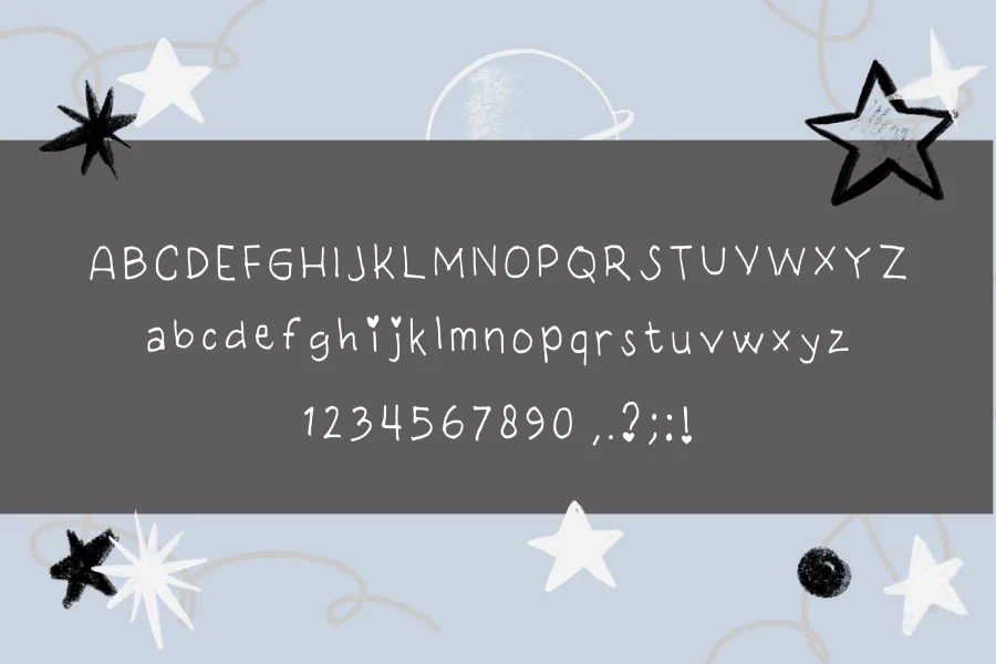 Messy Handwritten Font preview 4