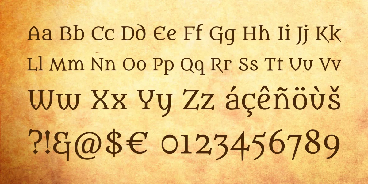 Metamorphous Font preview 4
