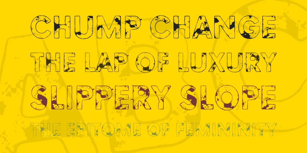 Methods of escape Font preview 3
