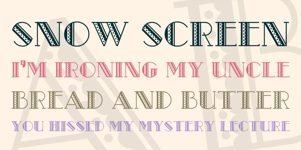 Metro Retro NF Font preview 2