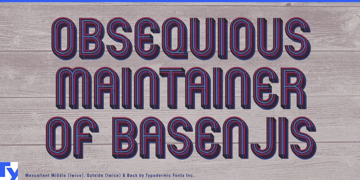 Mexcellent Font Family preview 4