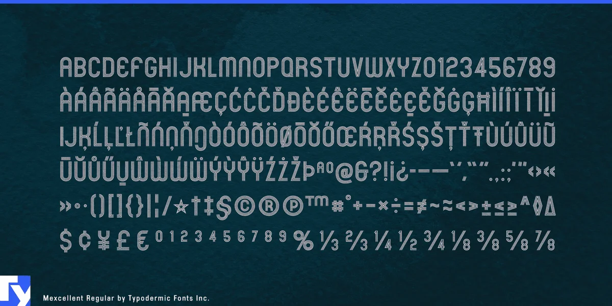 Mexcellent Font Family preview 7