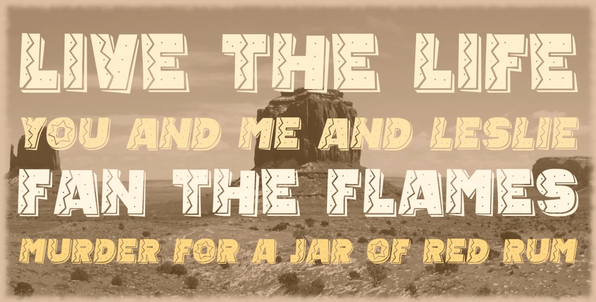 Mexican Tequila Font Family preview 2
