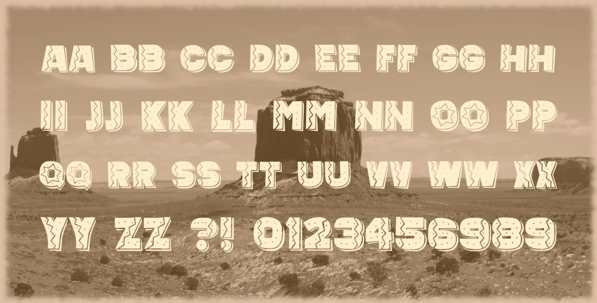 Mexican Tequila Font Family preview 3