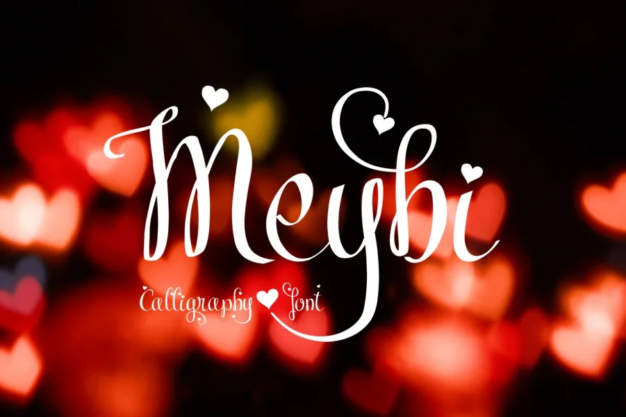 Meybi Font preview 2