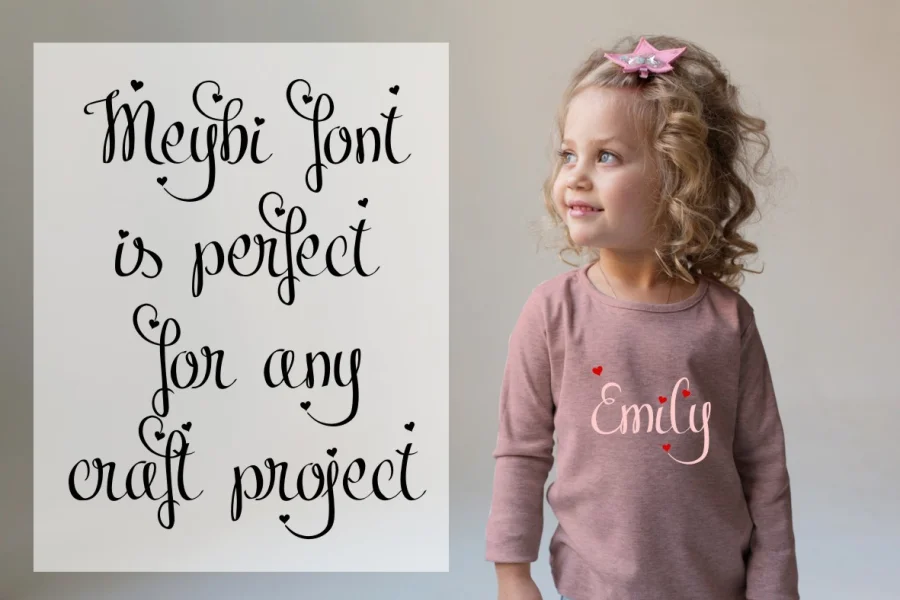Meybi Font preview 3
