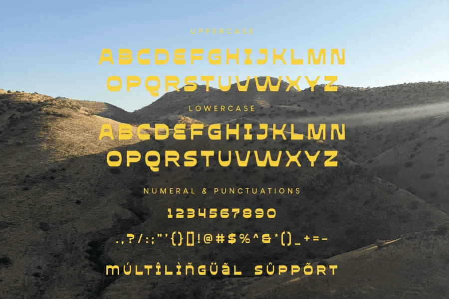 Mezicola Font preview 8