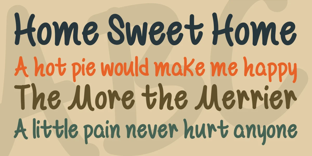 Be Yourself Font preview 2
