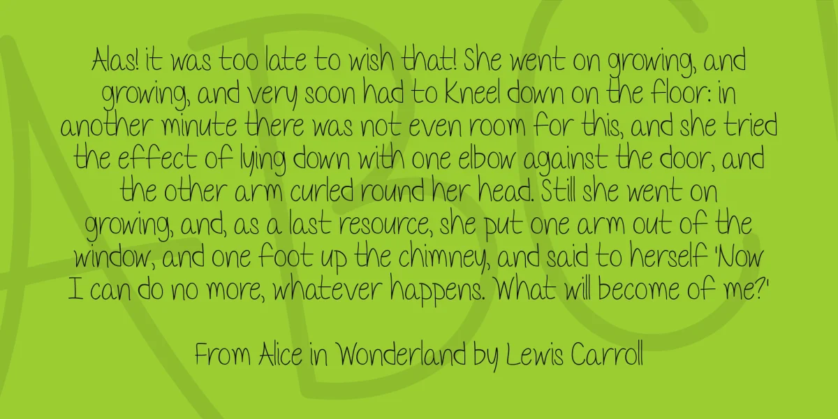 Delicate Little Flower Font preview 3