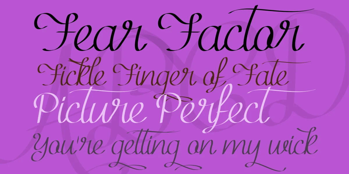 Kind Witty Font preview 2