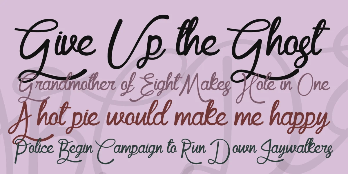 Queen Leela Font preview 2