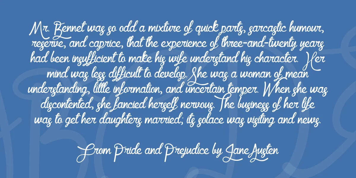 Queen Leela Font preview 3