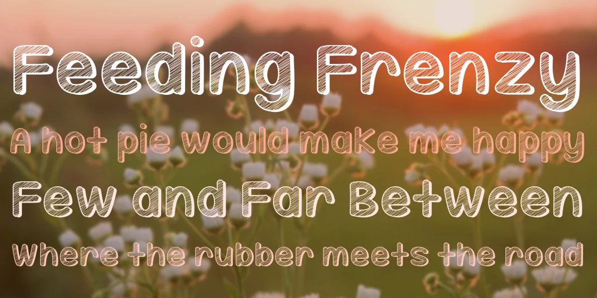 Sippin On Sunshine Font preview 3