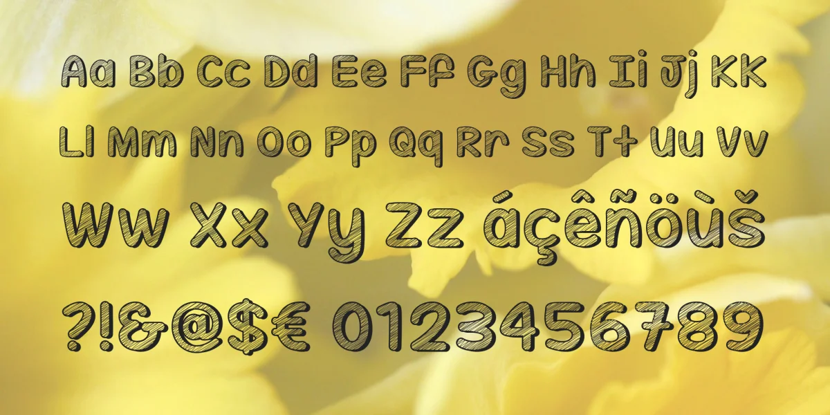 Sippin On Sunshine Font preview 5
