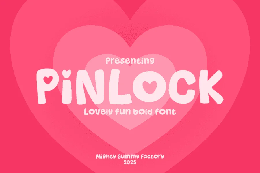 MGF Pinlock Personal Use Font