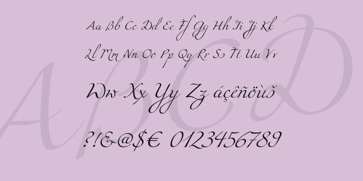 Miama Font preview 3