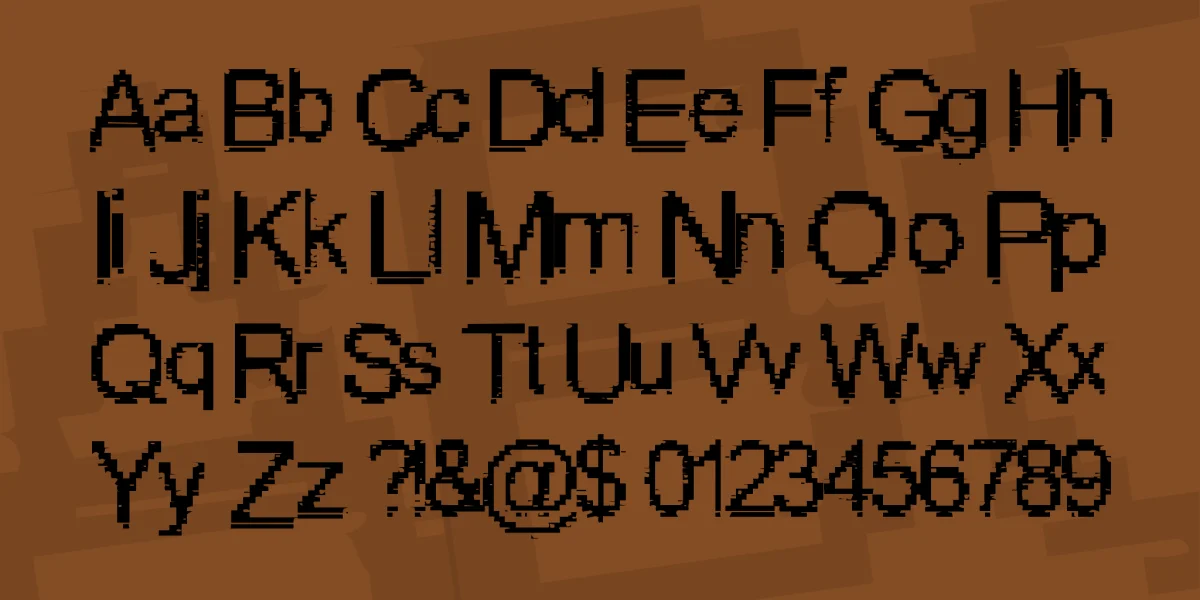 Miasma Font preview 2