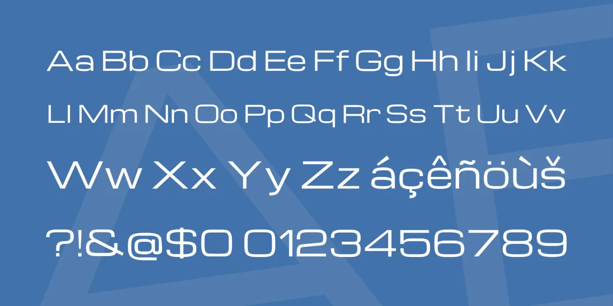 Michroma Font preview 4